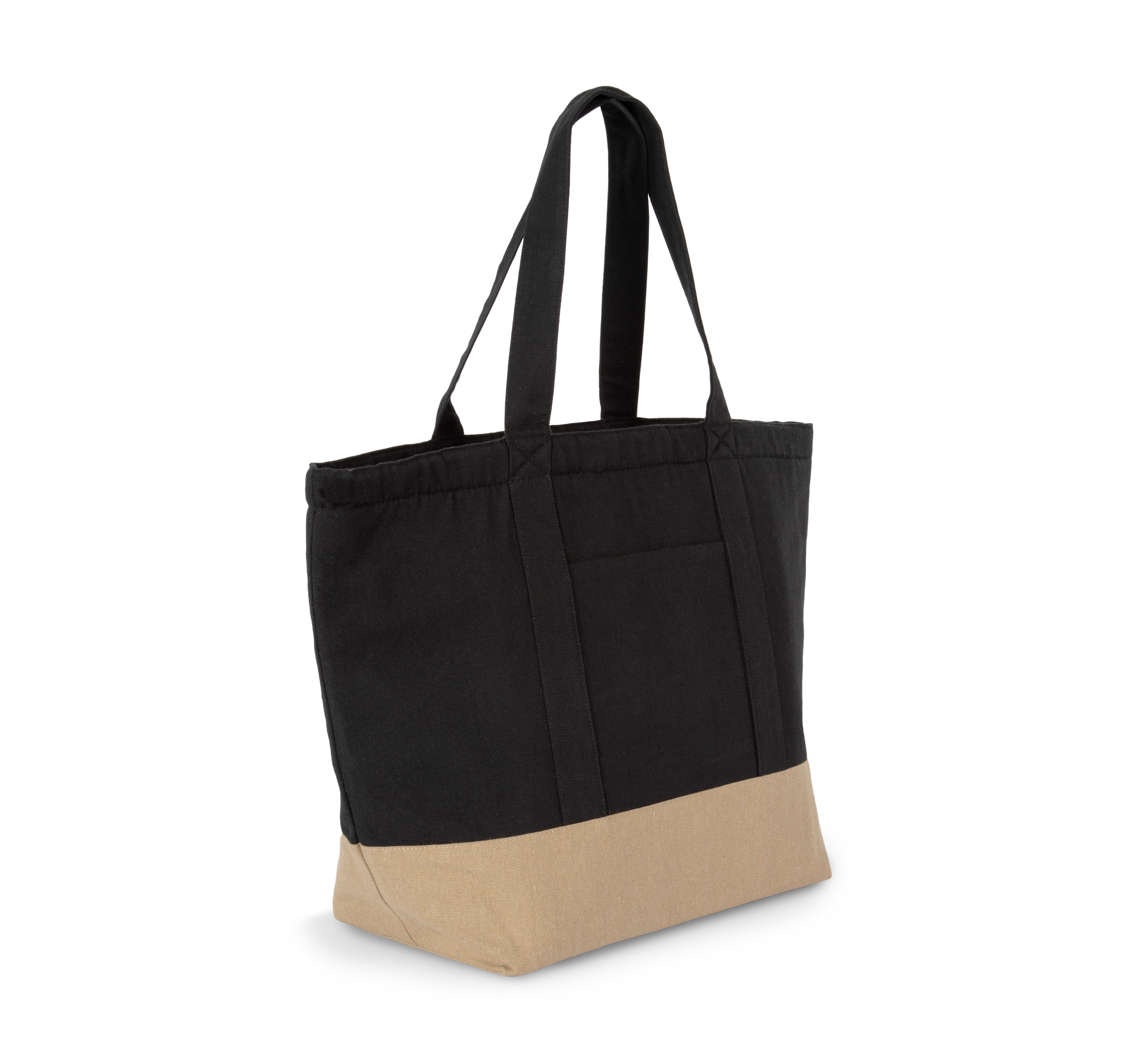Kimood Gerecyclede koelshopper — Black Night / Hemp