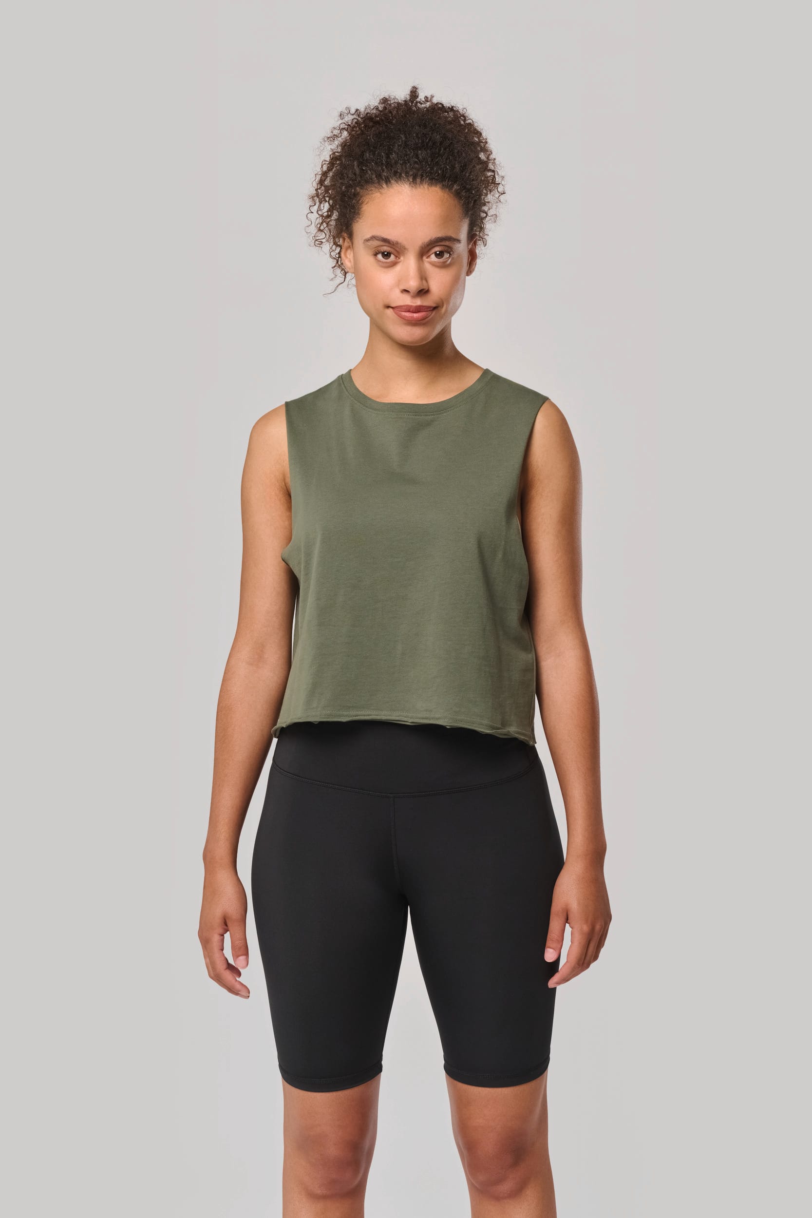 PROACT® Cropped mouwloos T-shirt voor dames