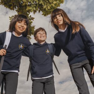 Kariban Kindersweater ronde hals
