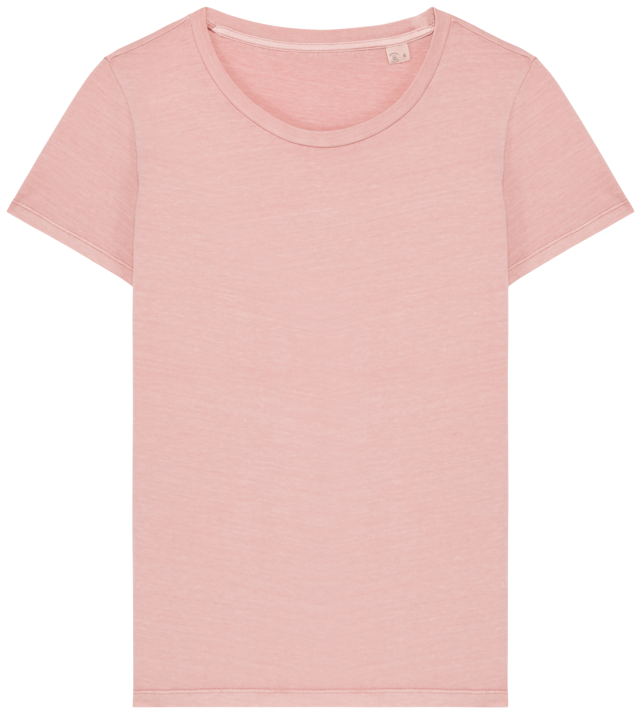 Native Spirit Ecologisch verwassen dames T-shirt — Washed Petal Rose