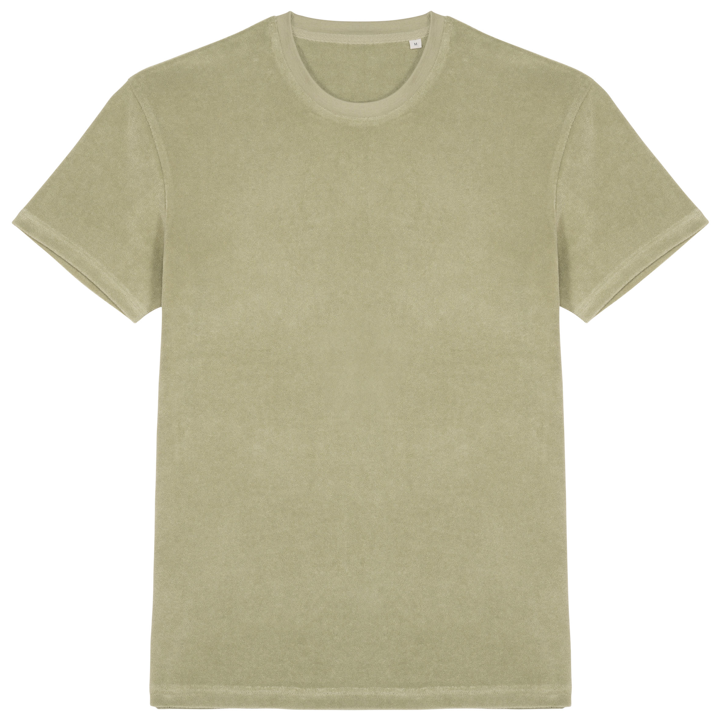 Native Spirit Ecologisch badstof herenshirt — Almond Green