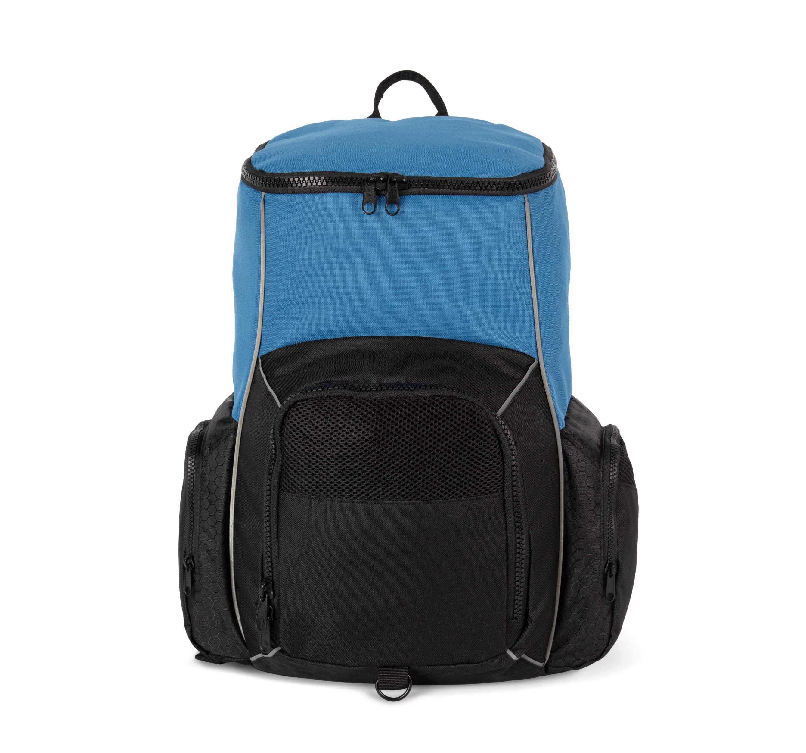 Kimood Gerecycleerde en sportrugzak met vak voor spulletjes — Light royal blue / Black