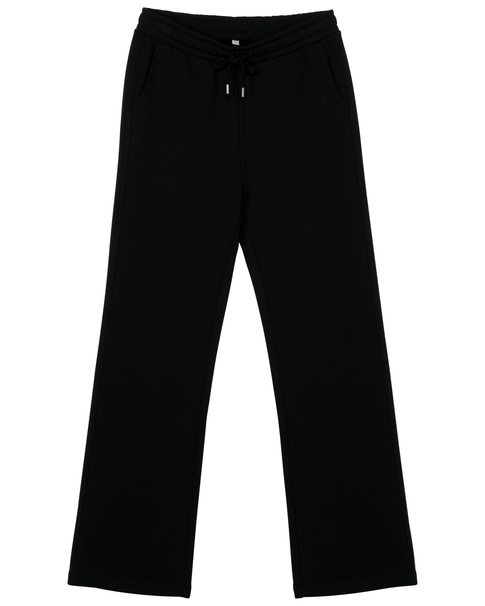 Native Spirit Ecologische wijde joggingbroek voor dames in French Terry — Black