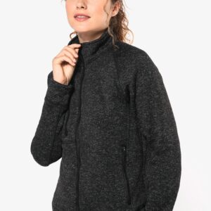 Kariban Heather damesvest met rits