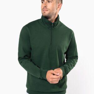 Kariban Sweater met ritskraag