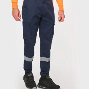 WK. Designed To Work Uniseks Cargobroek uniseks met elastische boord en reflecterende strook
