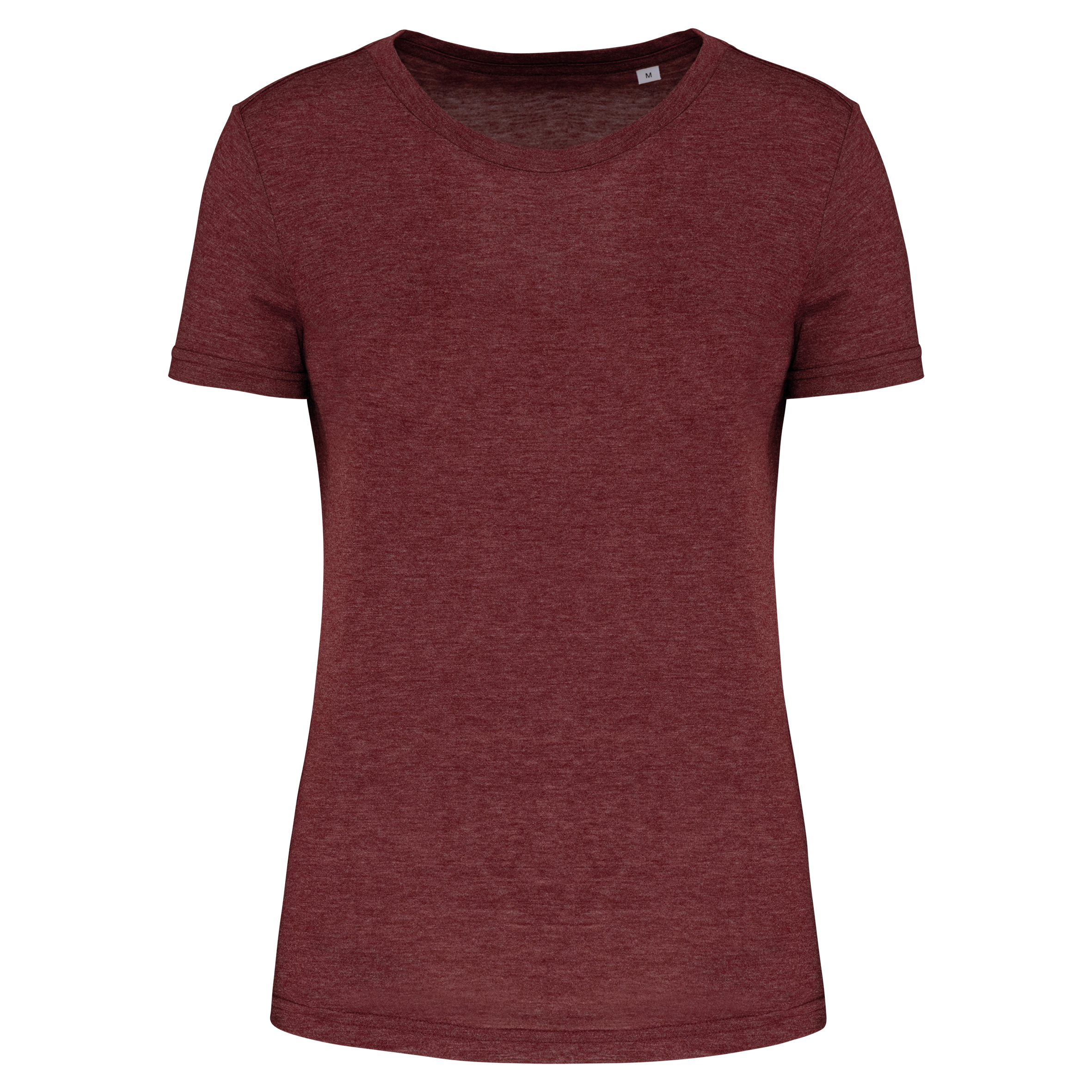 PROACT® Damessport-T-shirt triblend met ronde hals — Wine Heather