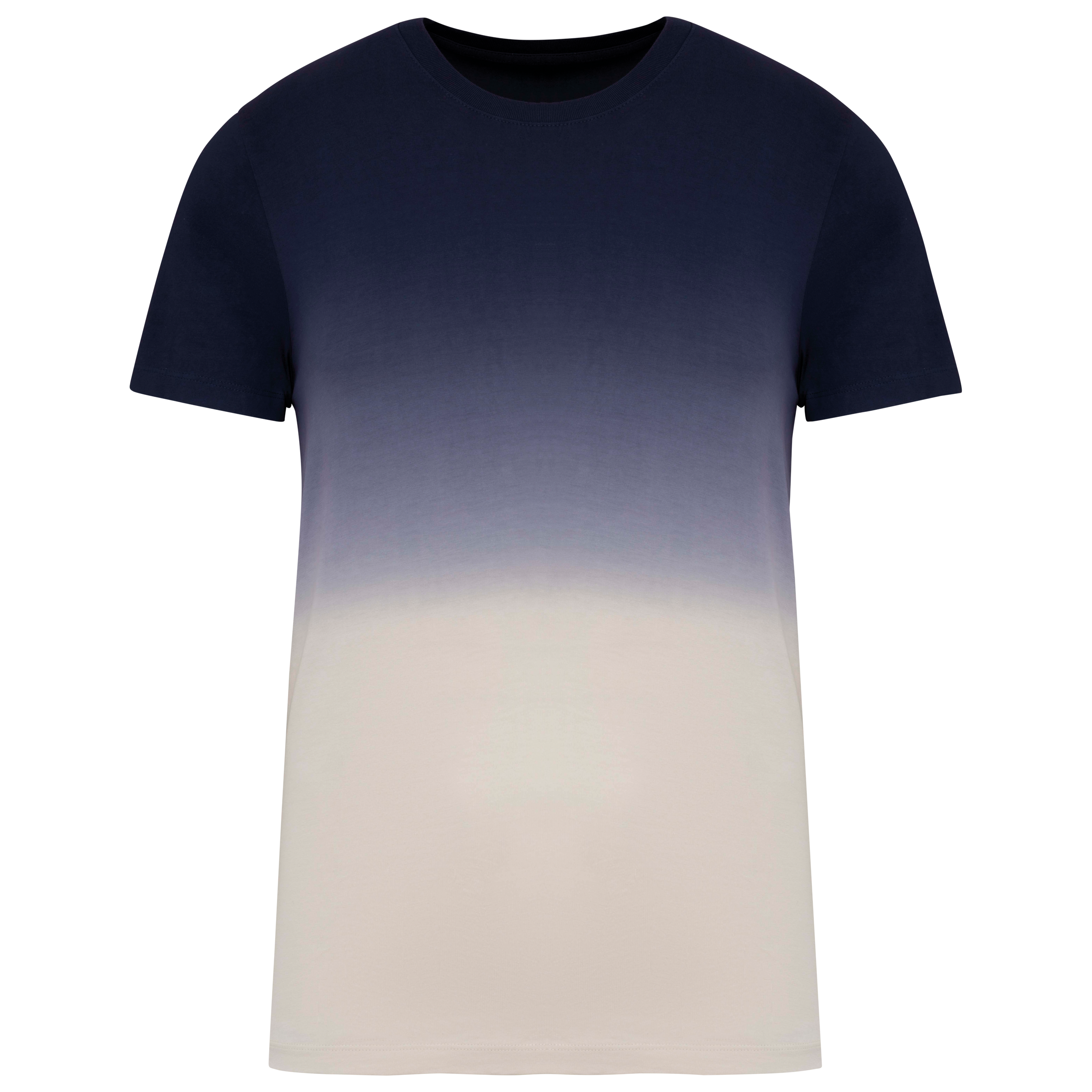 Native Spirit Ecologisch uniseks Dip Dye T-shirt — Dip Dye Navy Blue