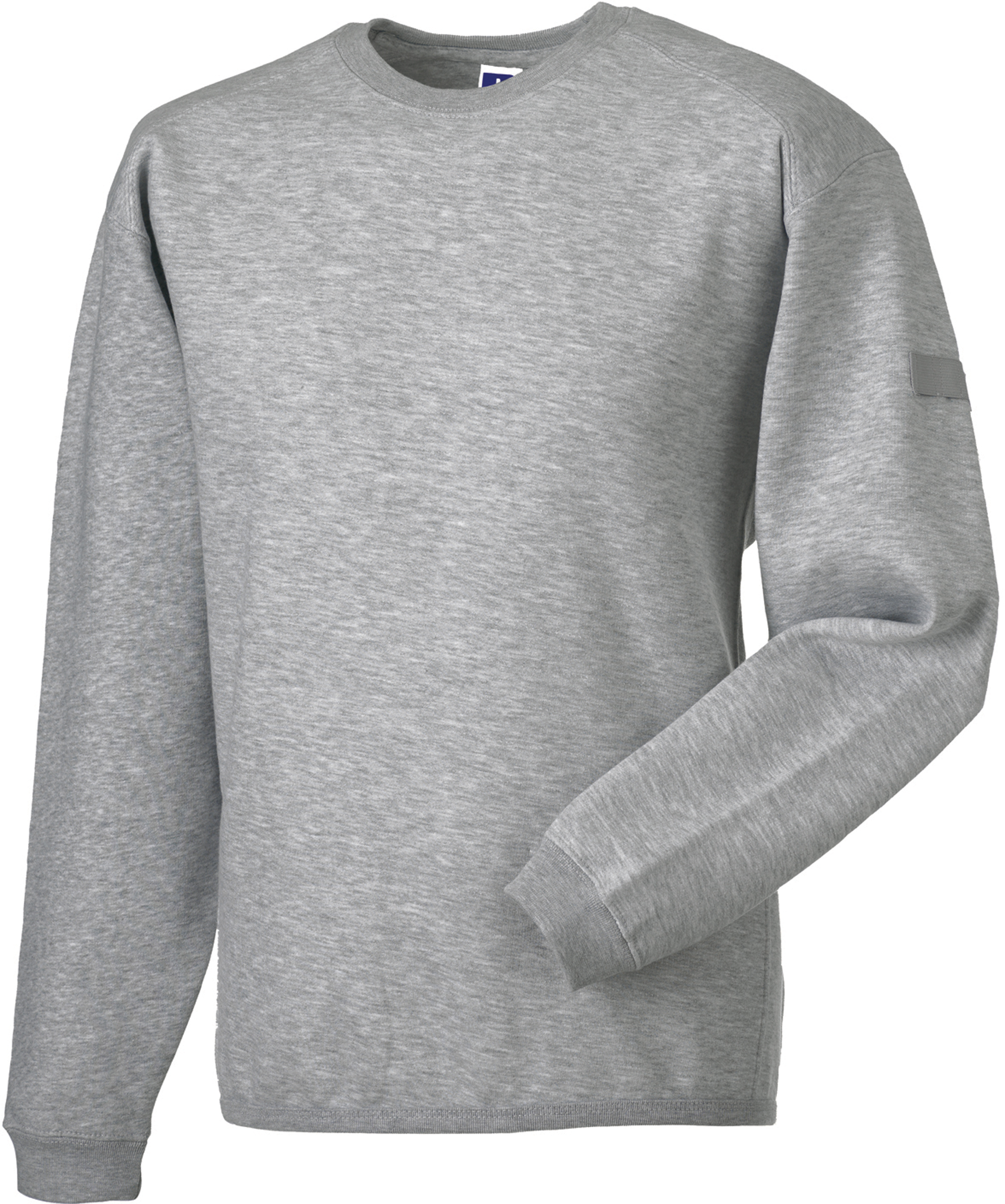 Russell Heavy Duty ronde hals sweater — Light Oxford