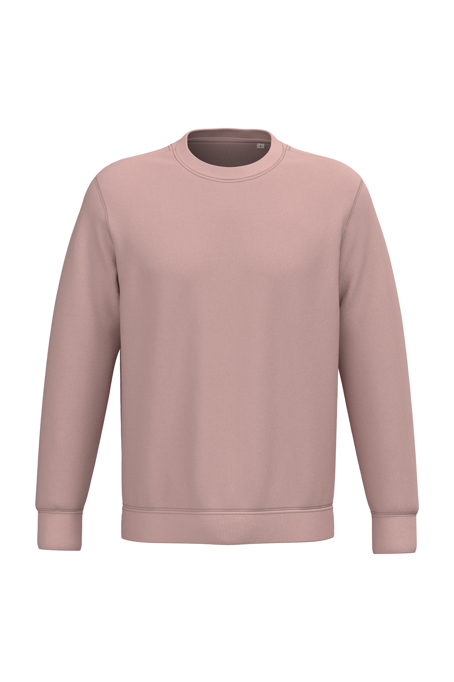 Native Spirit Ecologische uniseks sweater met ronde hals — Petal Rose