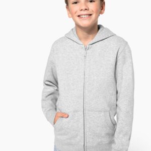 Kariban Gerecycled sweatvest met capuchon