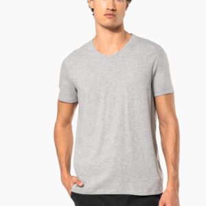 Kariban T-shirt korte mouwen V-hals