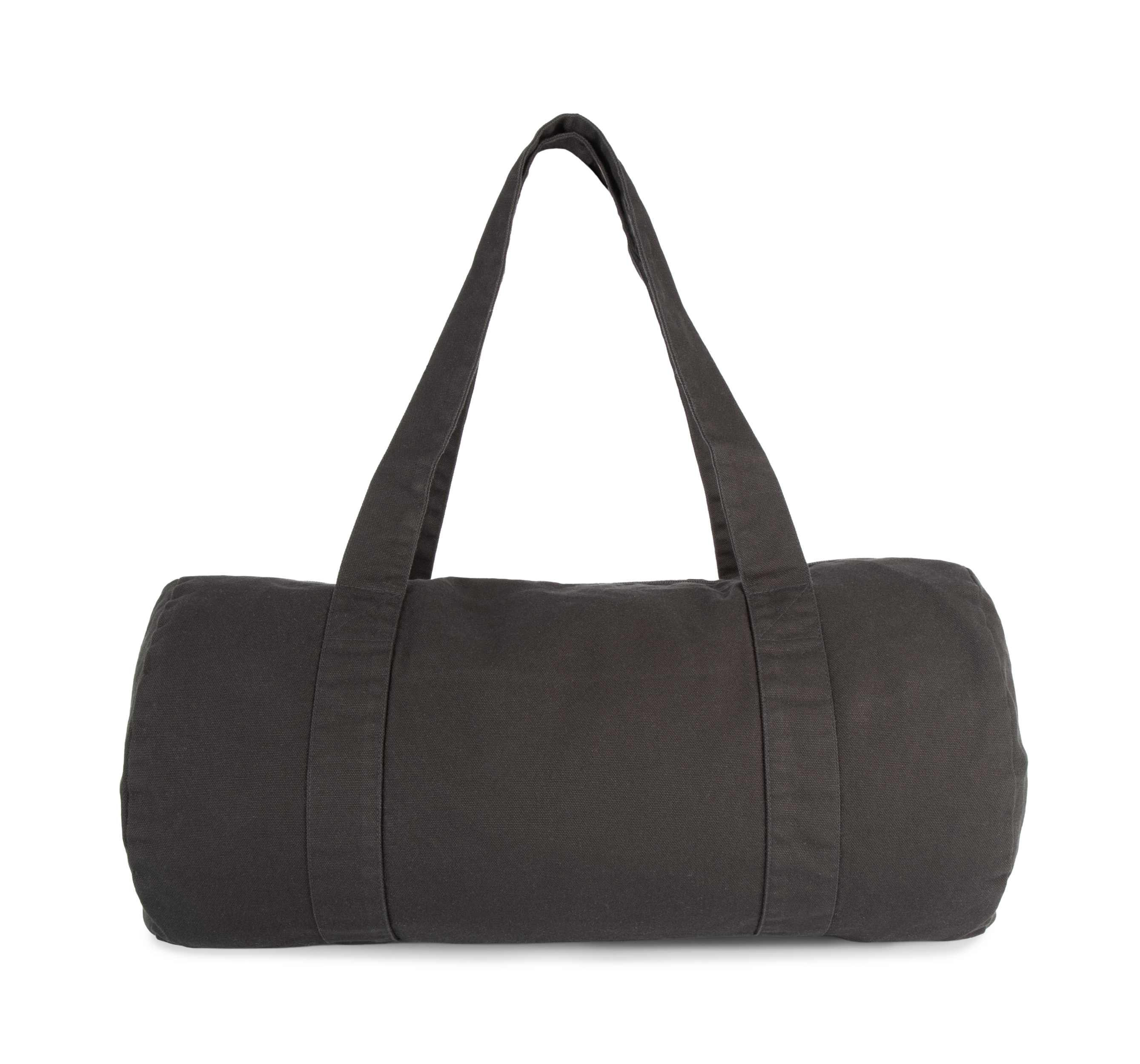 Kimood Duffeltas van biologisch katoen — Washed Black