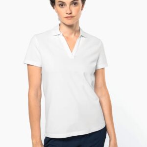 Kariban Premium Supima®-katoenen polo met V-hals voor dames