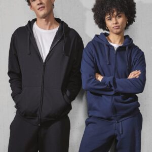 B&C Hoodie met rits ID.224 (50/50)
