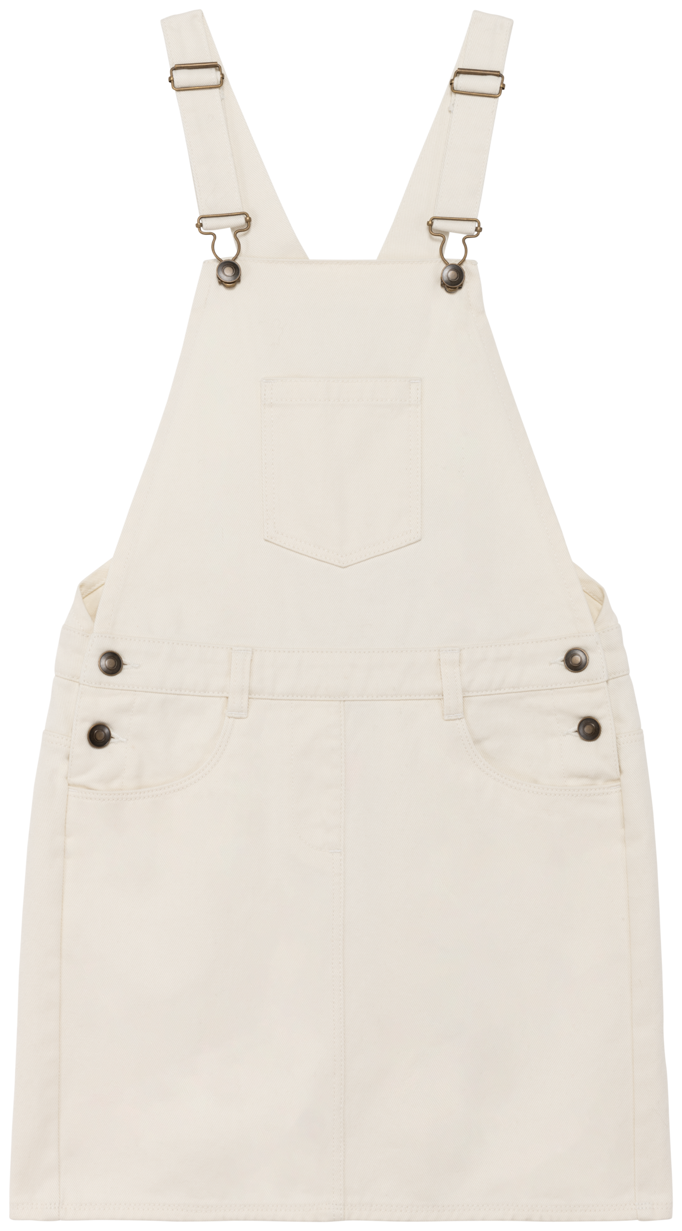 Native Spirit Ecologische salopettejurk — Ivory