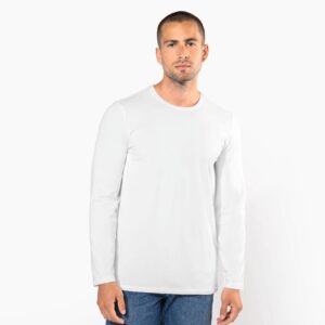 Kariban T-shirt ronde hals lange mouwen