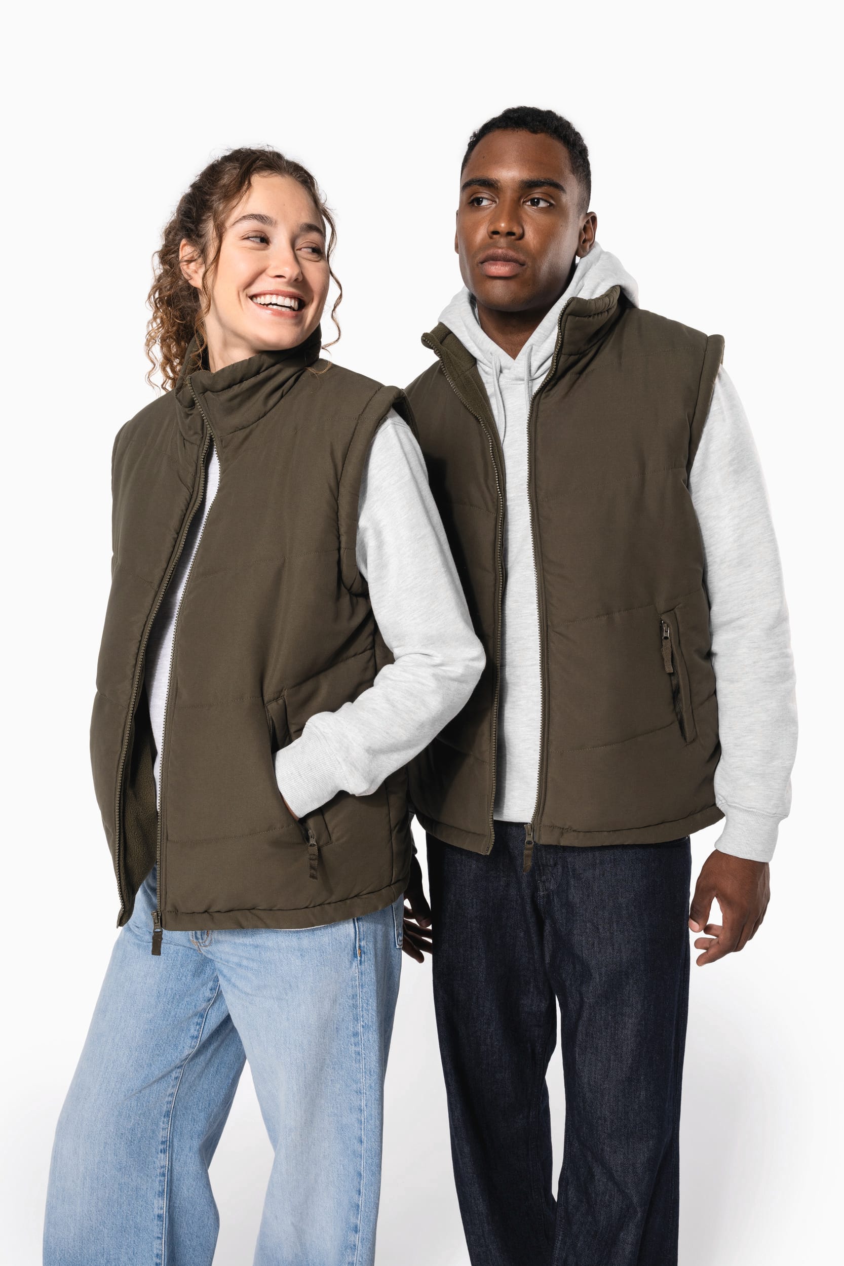 Kariban Met fleece gevoerde bodywarmer