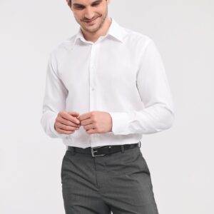 Russell Men's Tailored overhemd met lange mouwen - Ultimate non iron