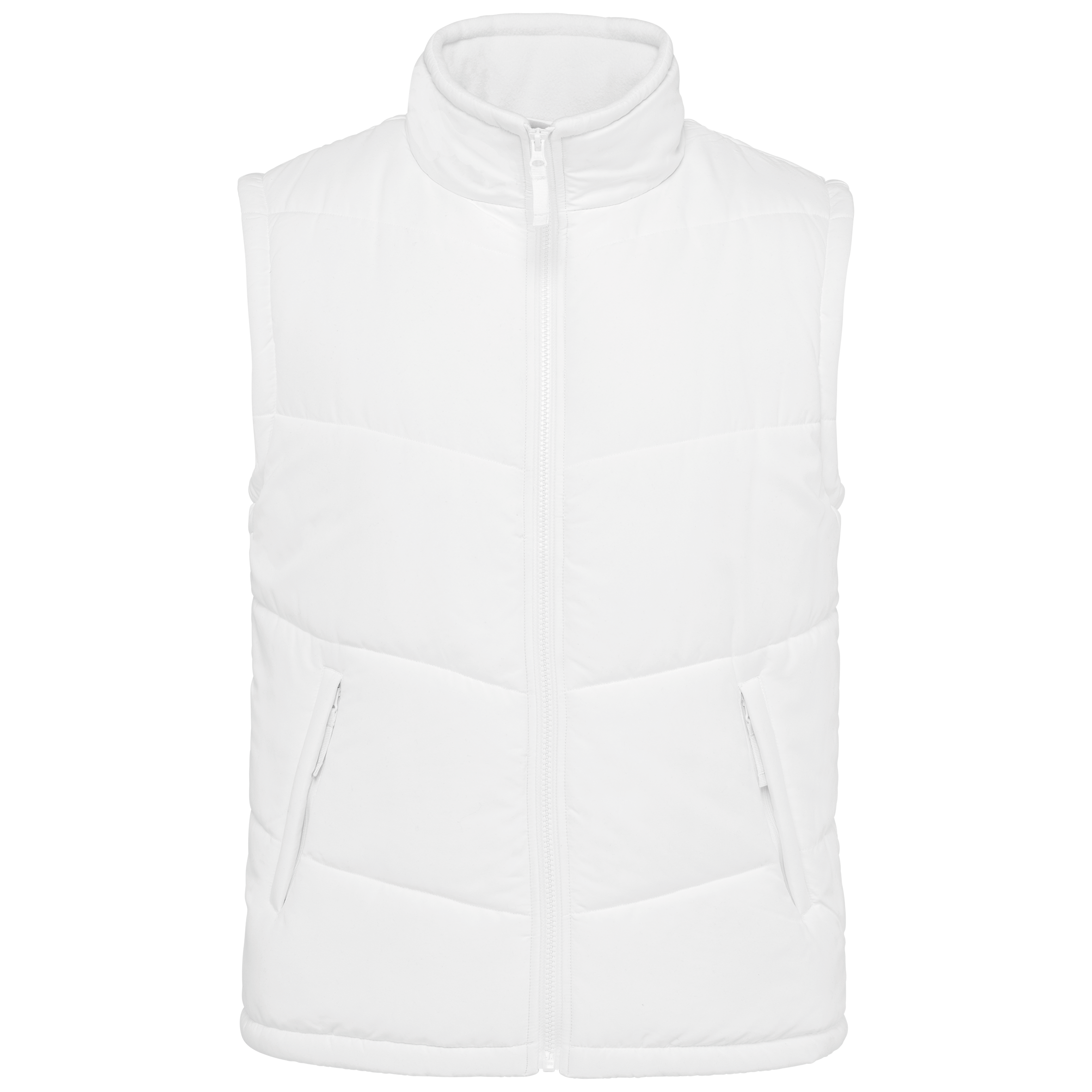 Kariban Met fleece gevoerde bodywarmer — White