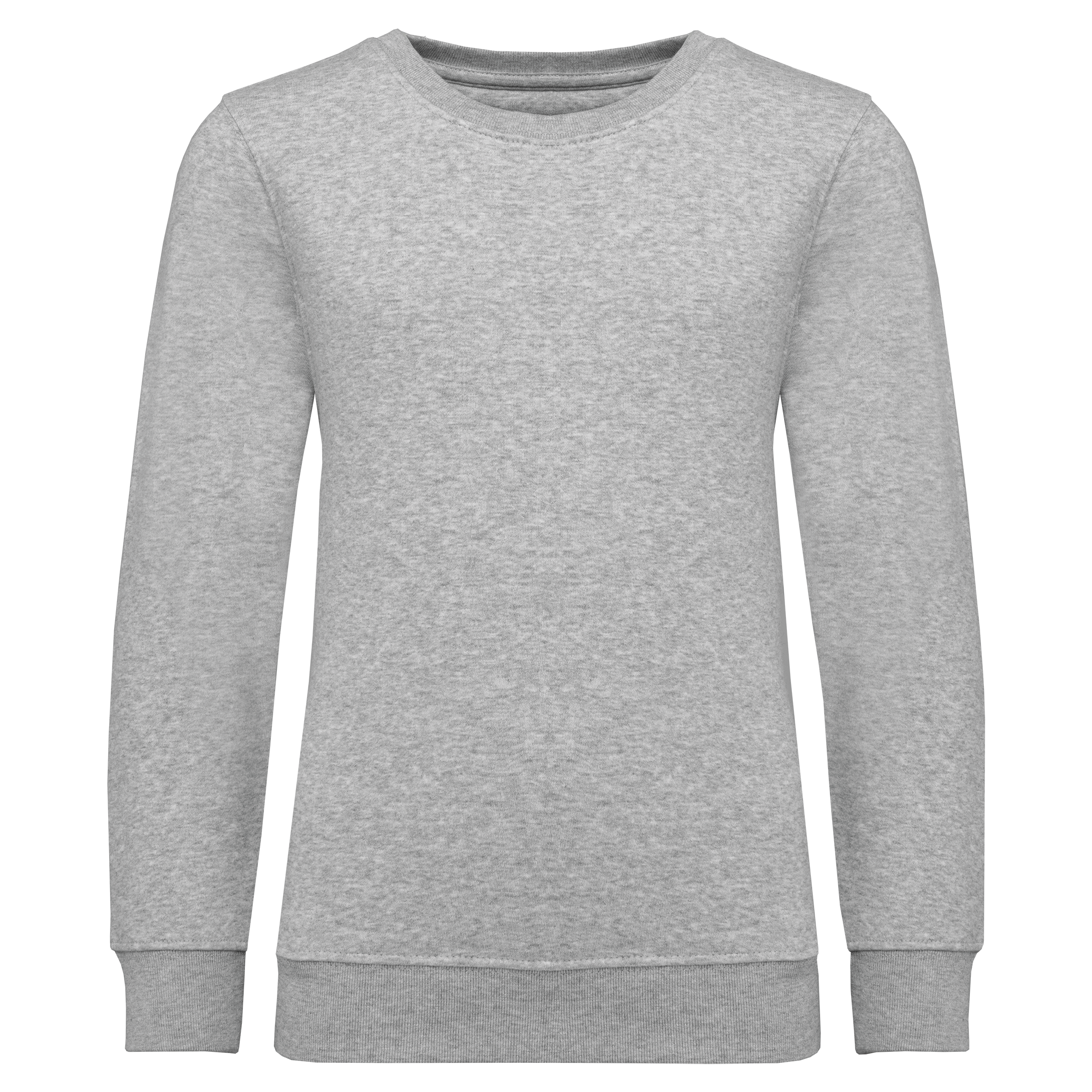 Kariban Kindersweater met ronde hals — Oxford Grey