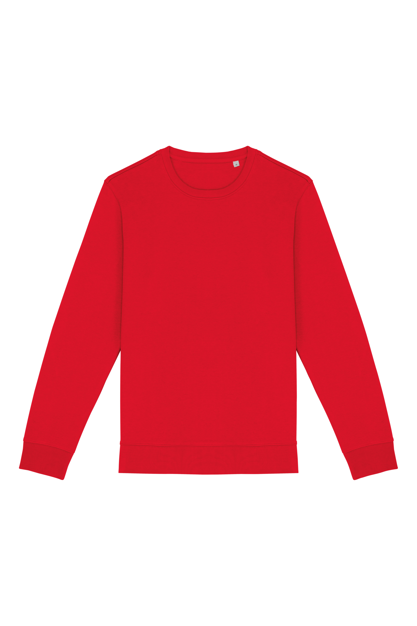 Native Spirit Ecologische uniseks sweater met ronde hals — Poppy Red