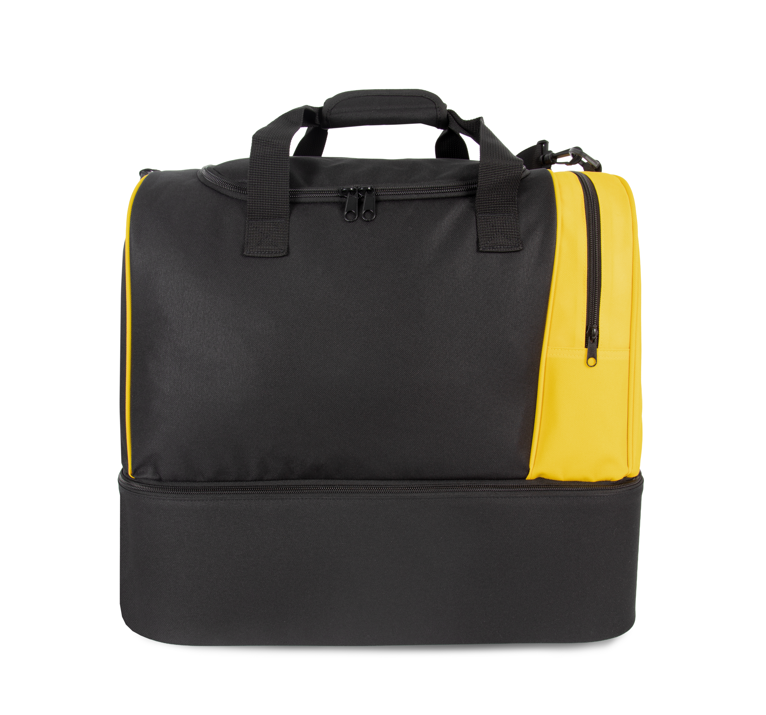 Kimood Sporttas met stevige bodem — Black / Yellow