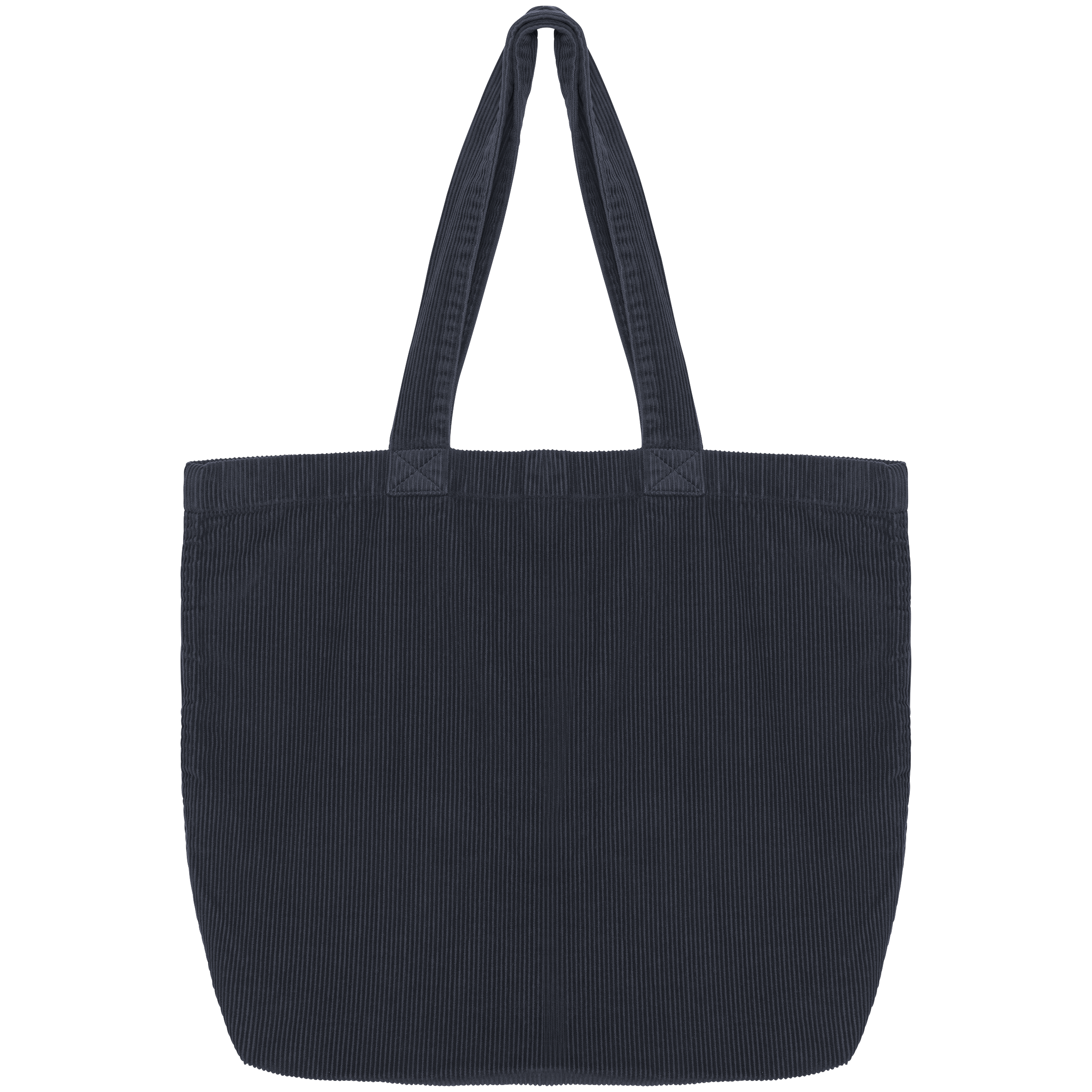Native Spirit Ecologische verwassen tas van ribfluweel — Washed Navy Blue
