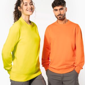 Kariban Gerecyclede uniseks sweater met ronde hals
