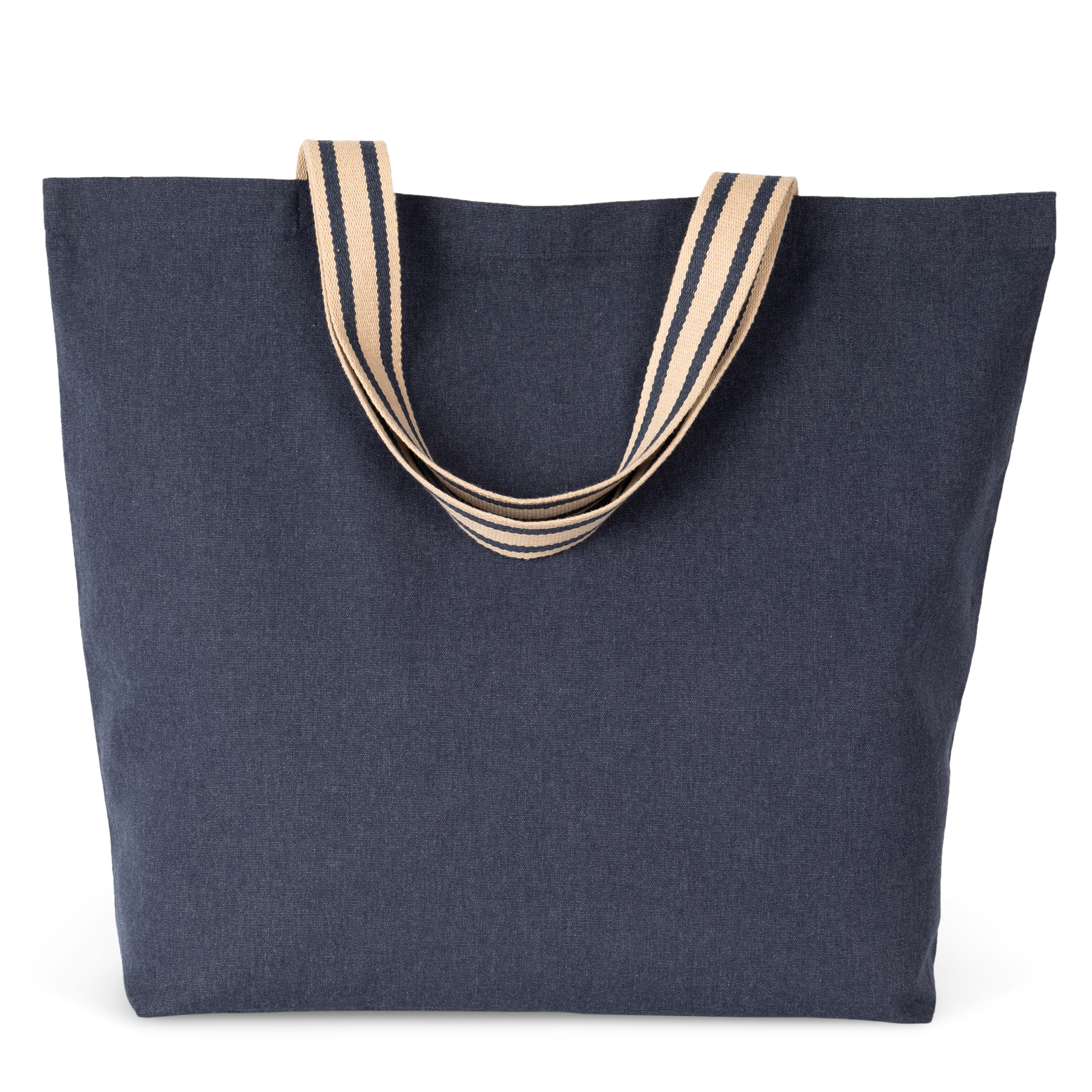 Native Spirit Grote ecologische shopper — Horizon Blue / Desert Sand / Horizon Blue Stripes