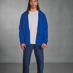 B&C KING Sweatshirt met capuchon en rits