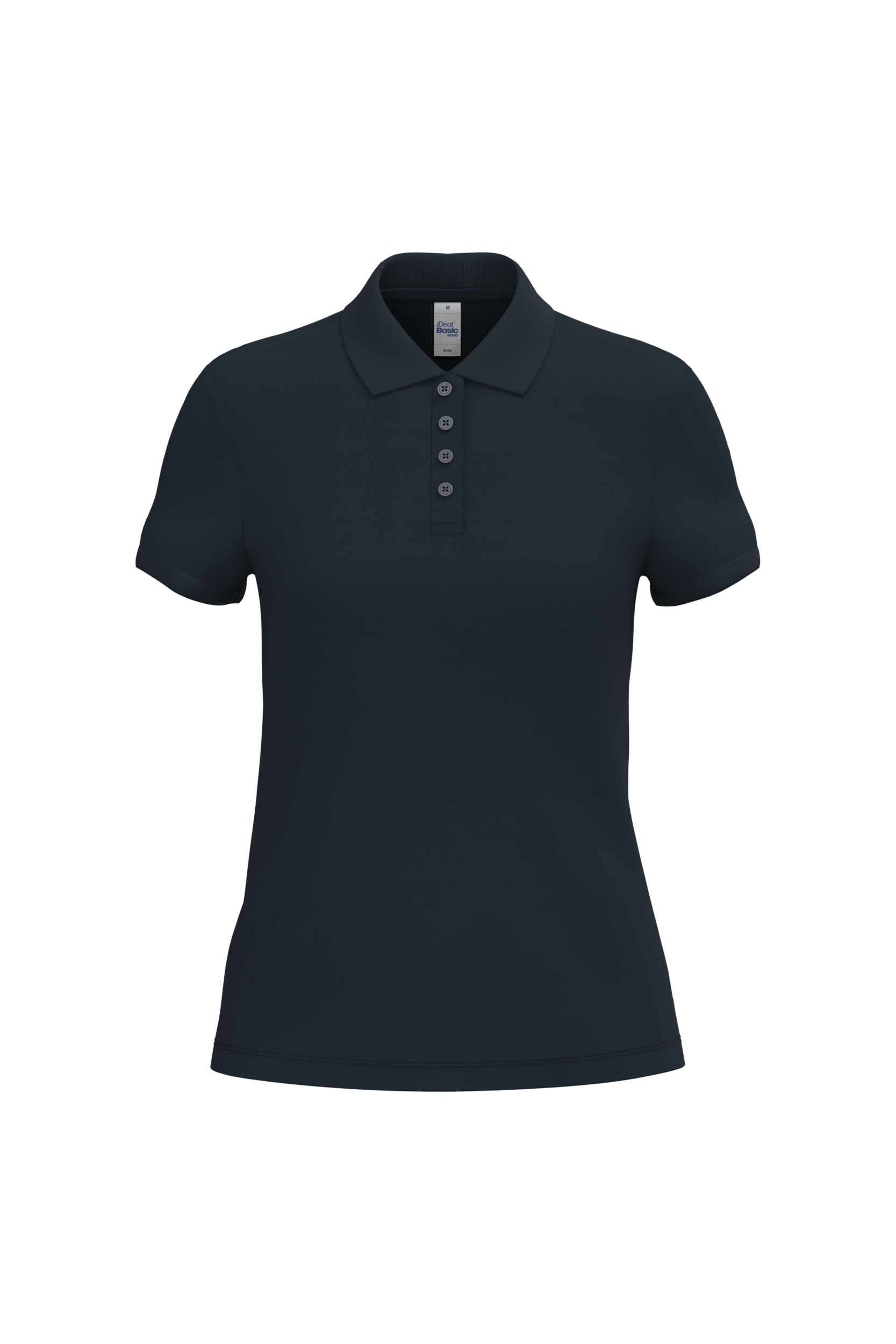 iDeal Basic Brand Dames piquépolo — Ideal Navy
