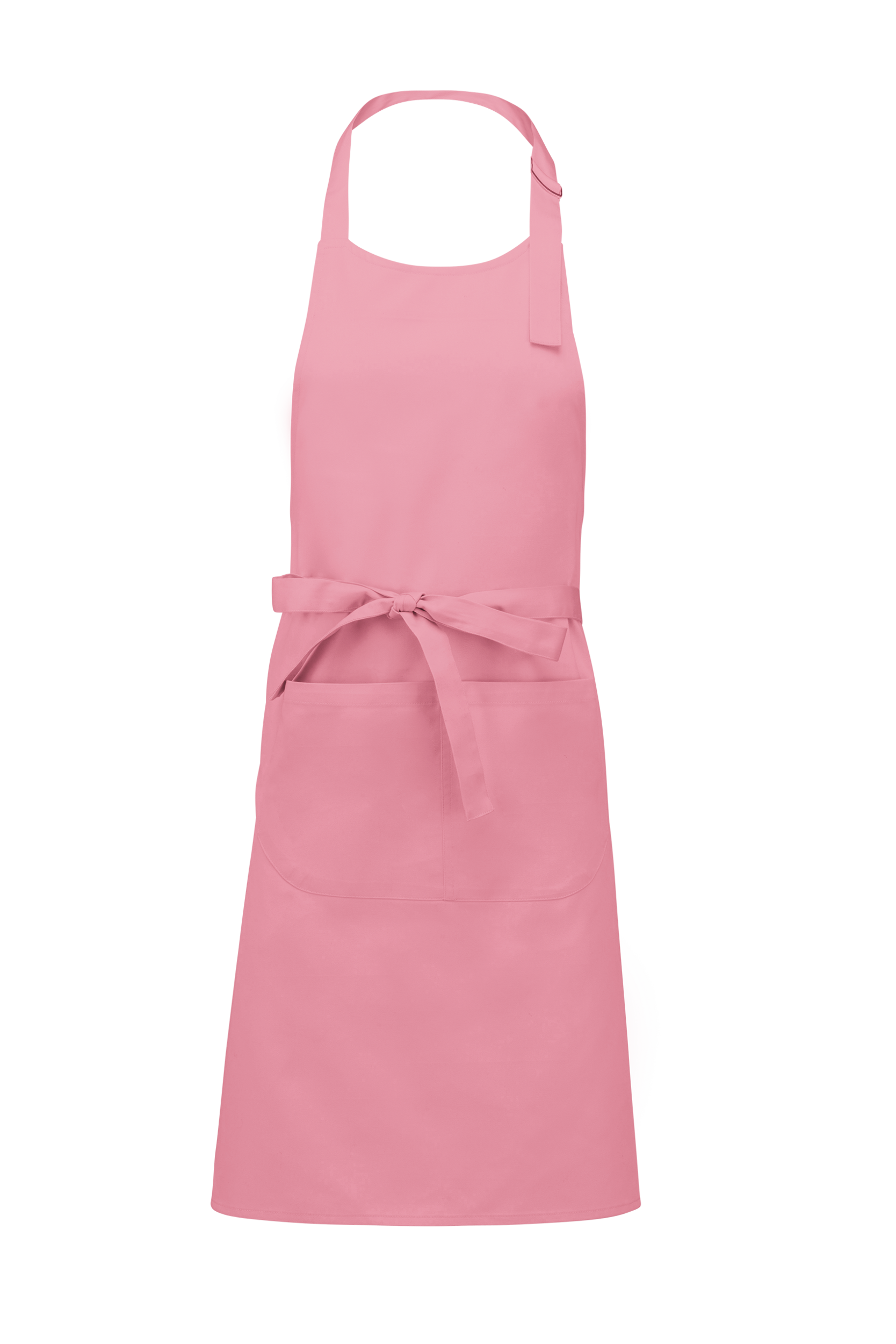 Kariban Katoenen schort met zak — Dark Pink
