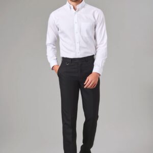BROOK TAVERNER Pantalon flat front Mars