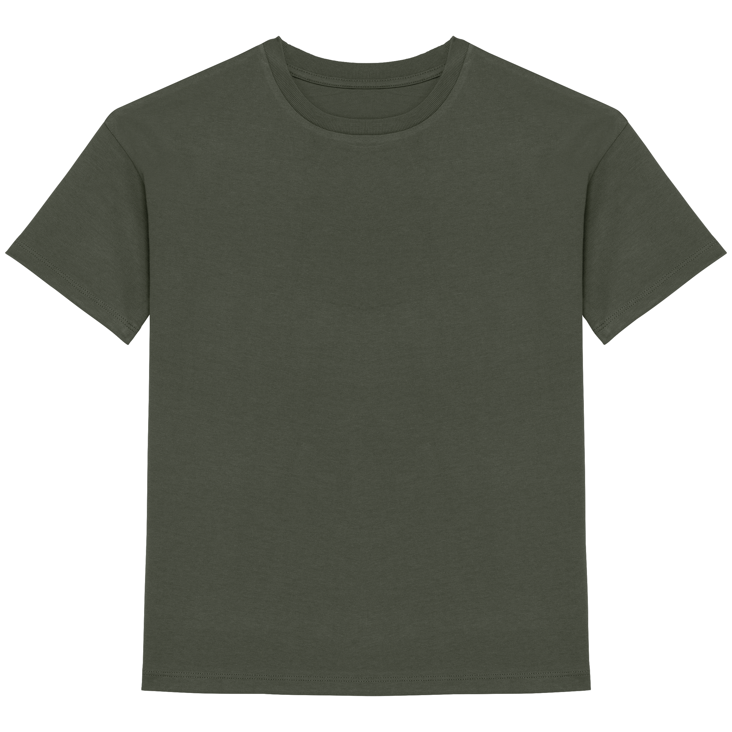 Native Spirit Ecologisch kinder T-shirt met afhangende schouders — Organic Khaki