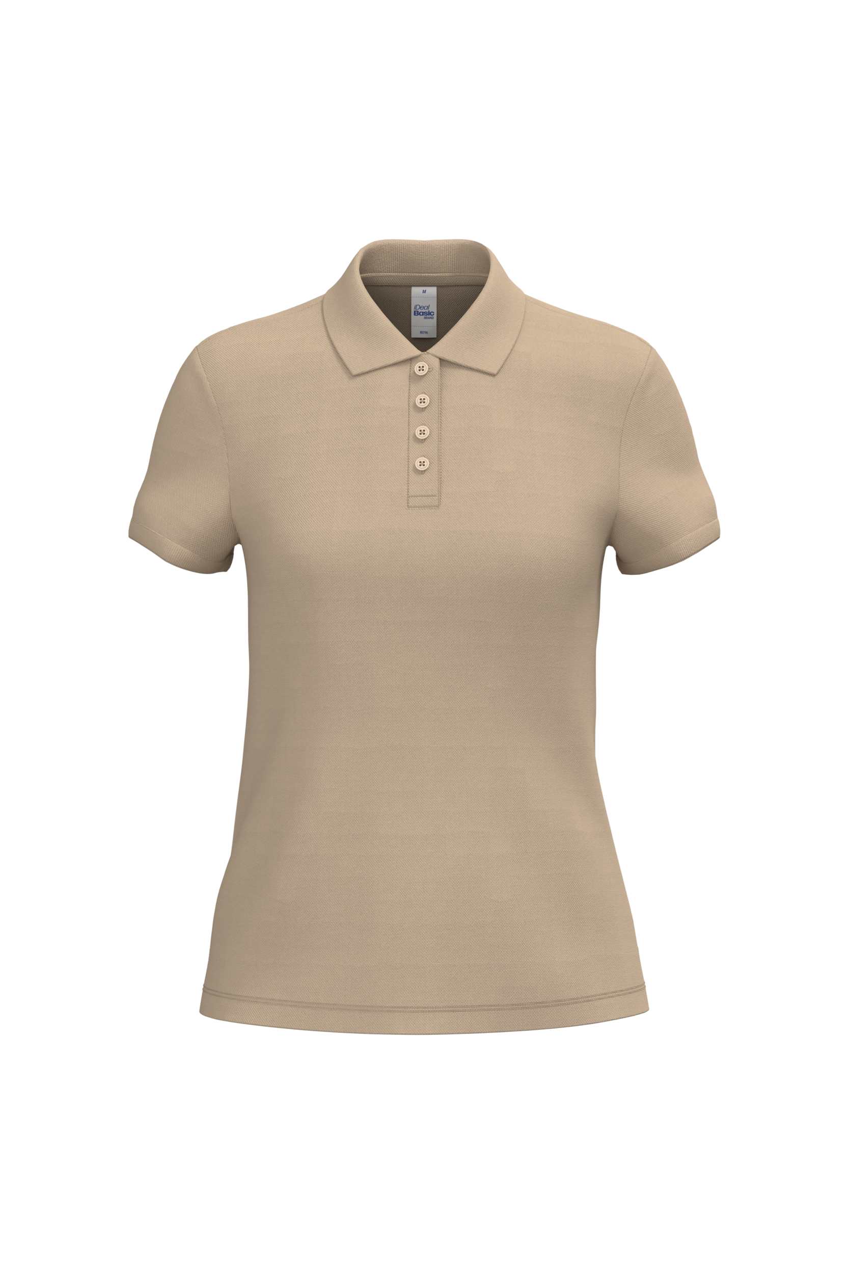 iDeal Basic Brand Dames piquépolo — Ideal Sand