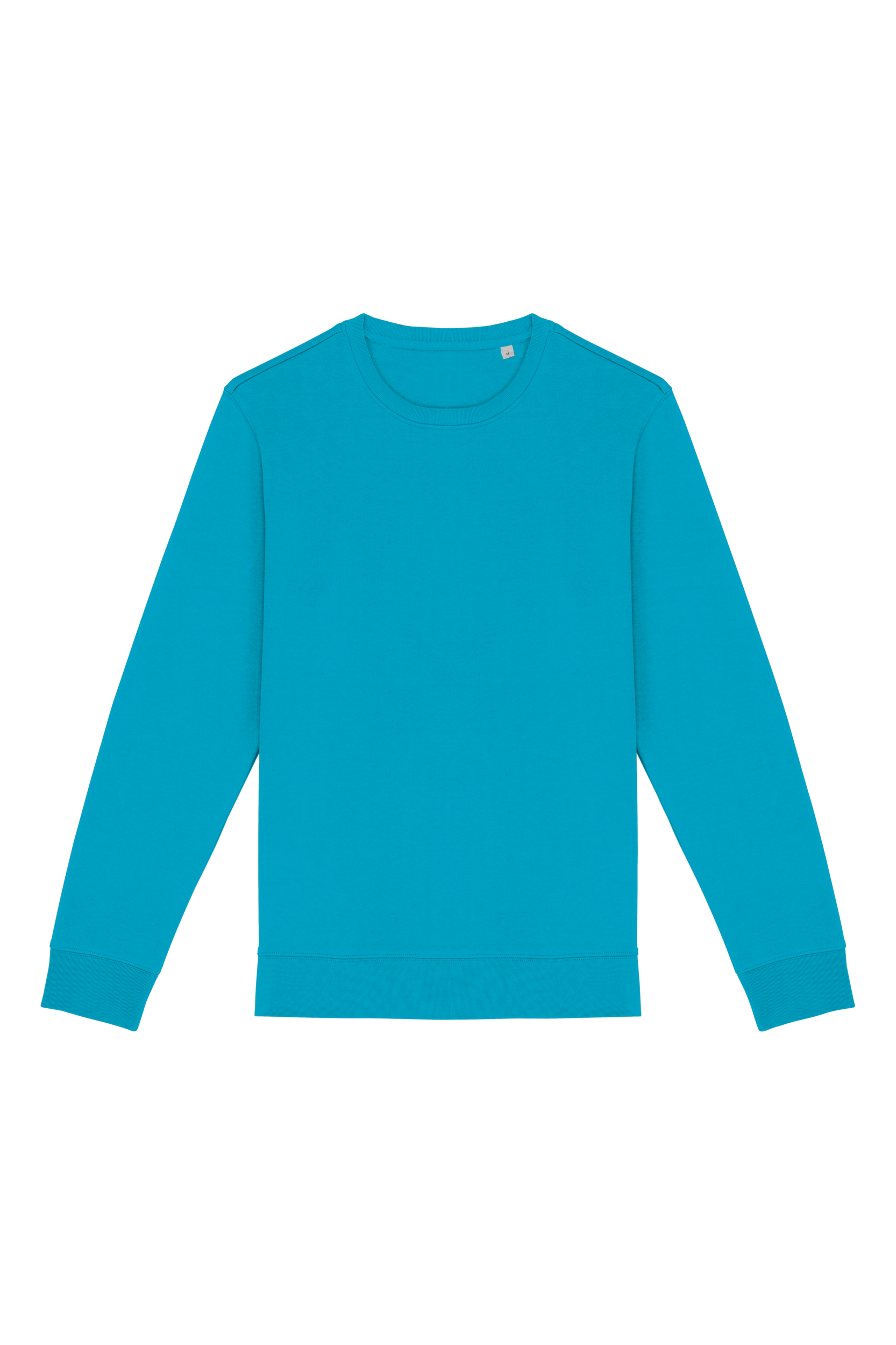 Native Spirit Ecologische uniseks sweater met ronde hals — Light Turquoise