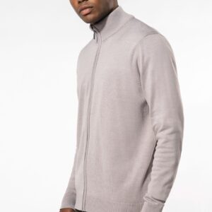 Kariban Heren cardigan met rits