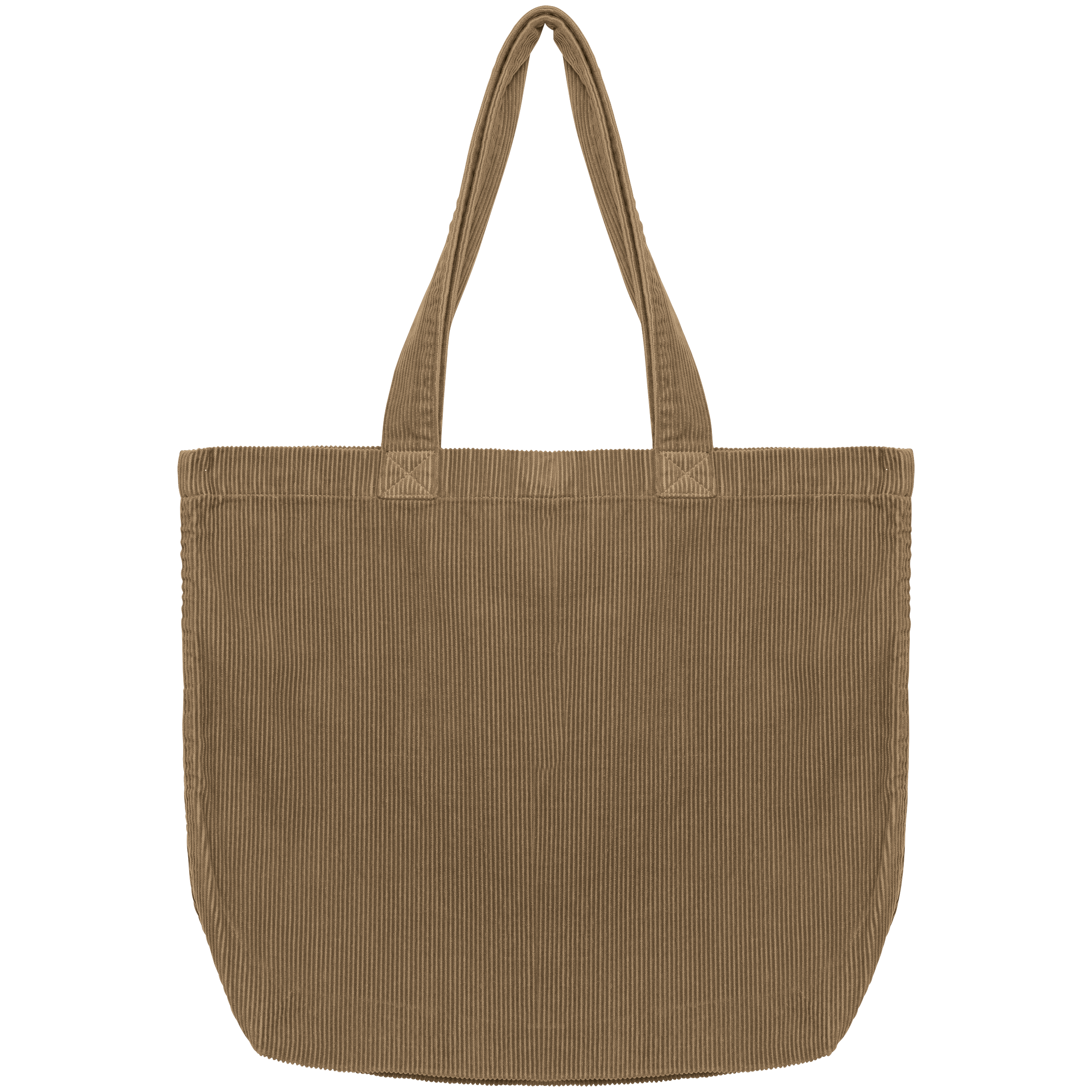 Native Spirit Ecologische verwassen tas van ribfluweel — Washed Dark Camel