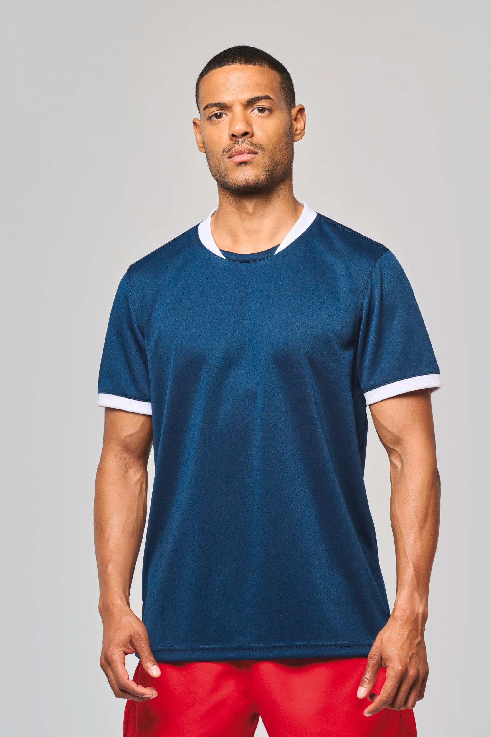 PROACT® Rugbyshirt met korte mouwen uniseks