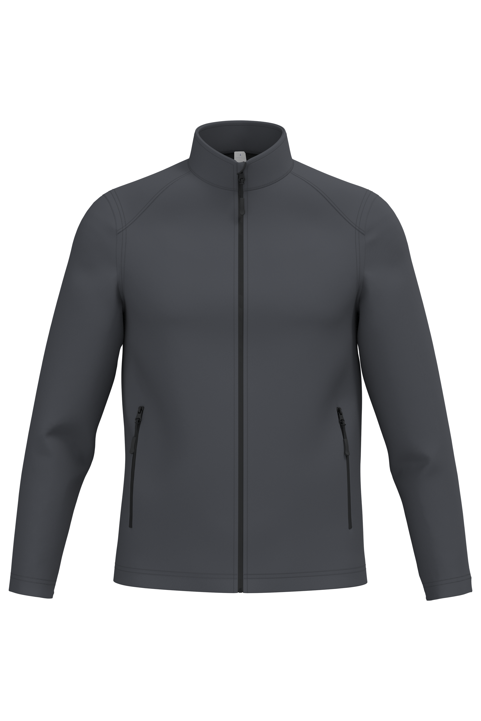 iDeal Basic Brand Heren Softshelljas 2 laags — Ideal Dark Grey