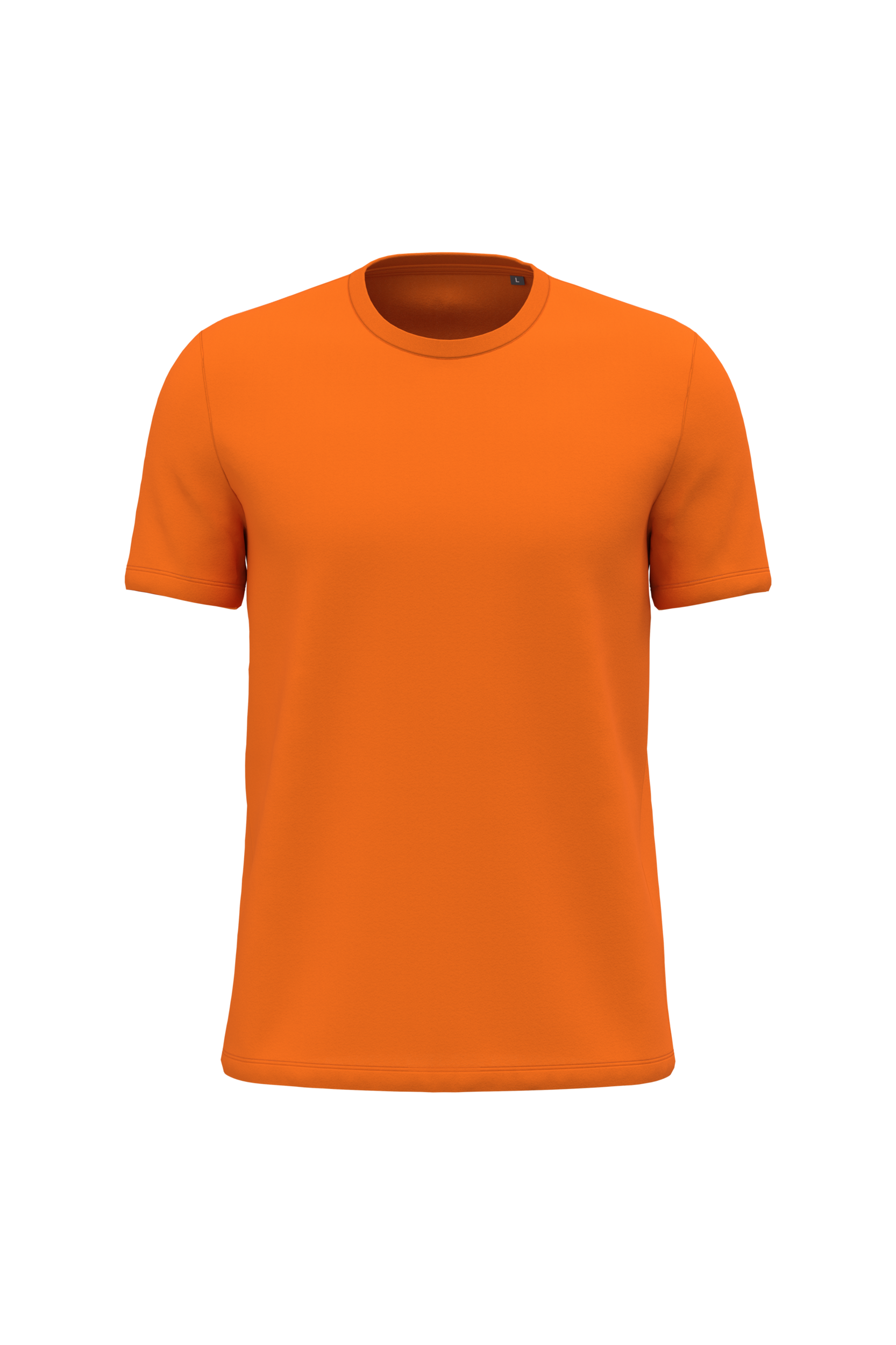 Kariban Uniseks T-shirt korte mouwen ronde hals — Orange