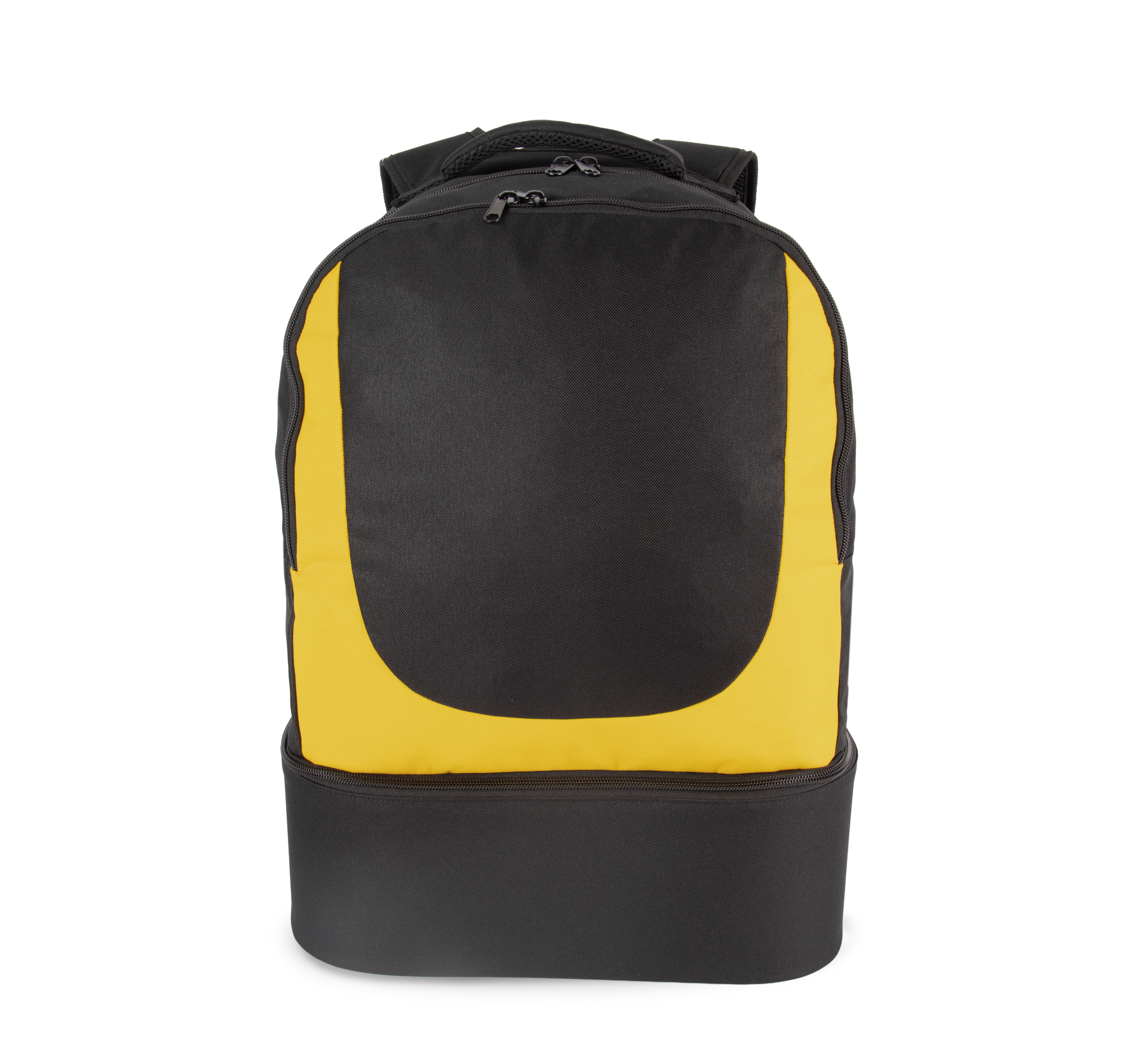 Kimood Rugzak voor teamsport met stevige bodem — Black / Yellow