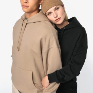 Native Spirit Duurzame uniseks oversized sweater met capuchon