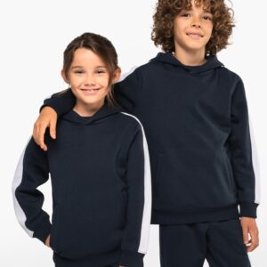 PROACT® Tweekleurige teamwear hoodie voor kinderen
