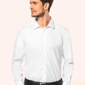 Kariban Premium Pinpoint Oxford-herenhemd lange mouwen