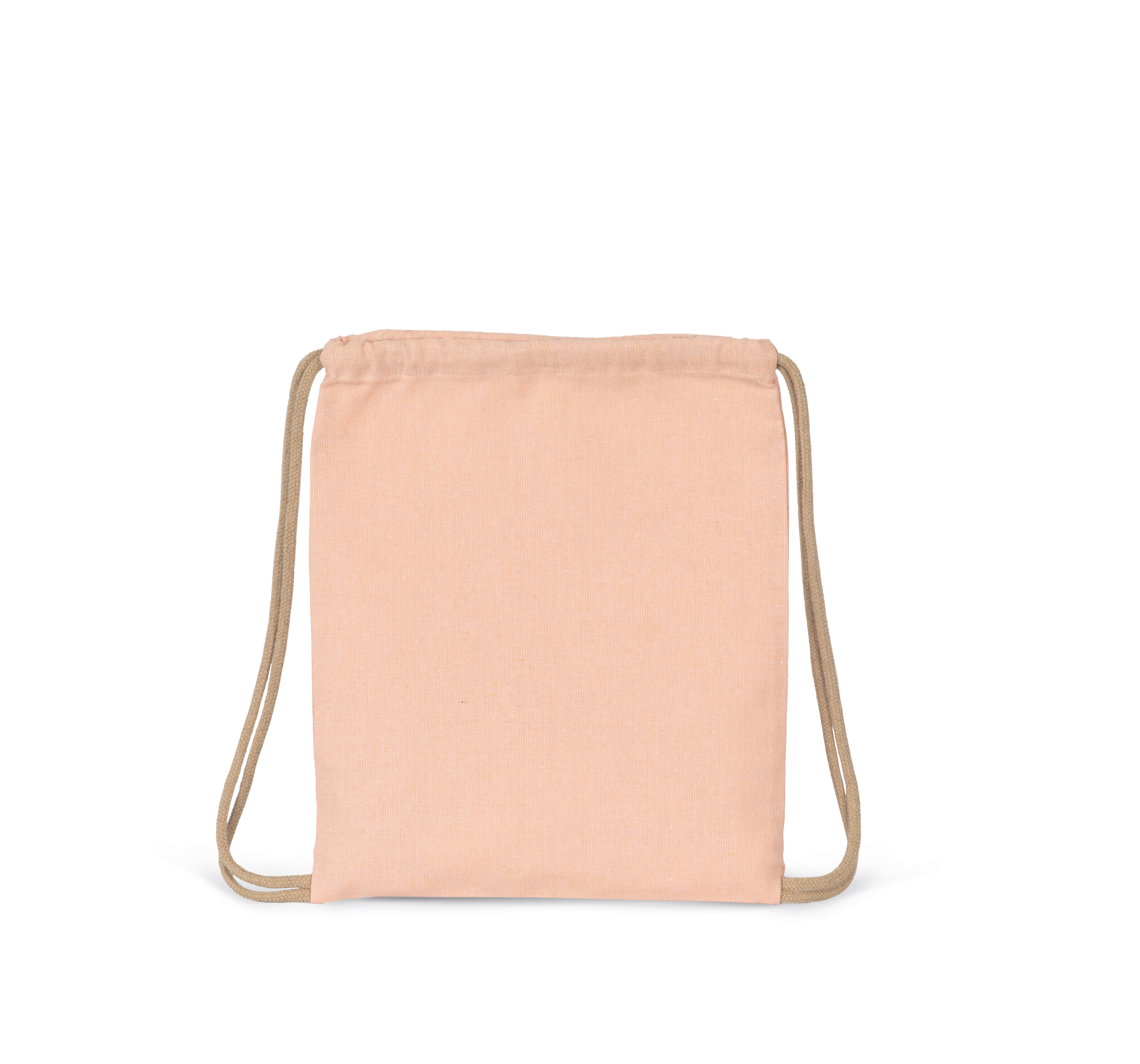 Kimood Gerecycled rugzakje met koordje - Kindermaat — Salmon