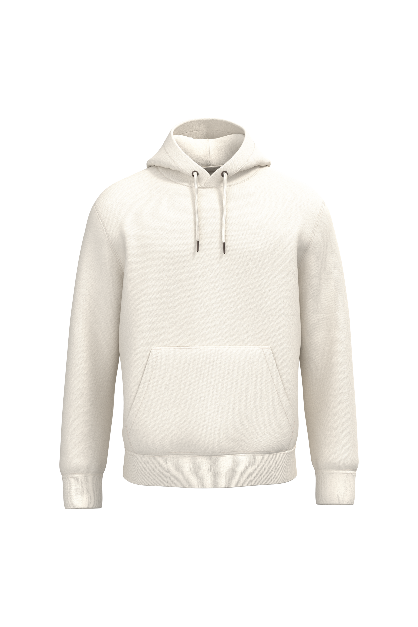 Native Spirit Ecologische uniseks sweater met capuchon — Ivory