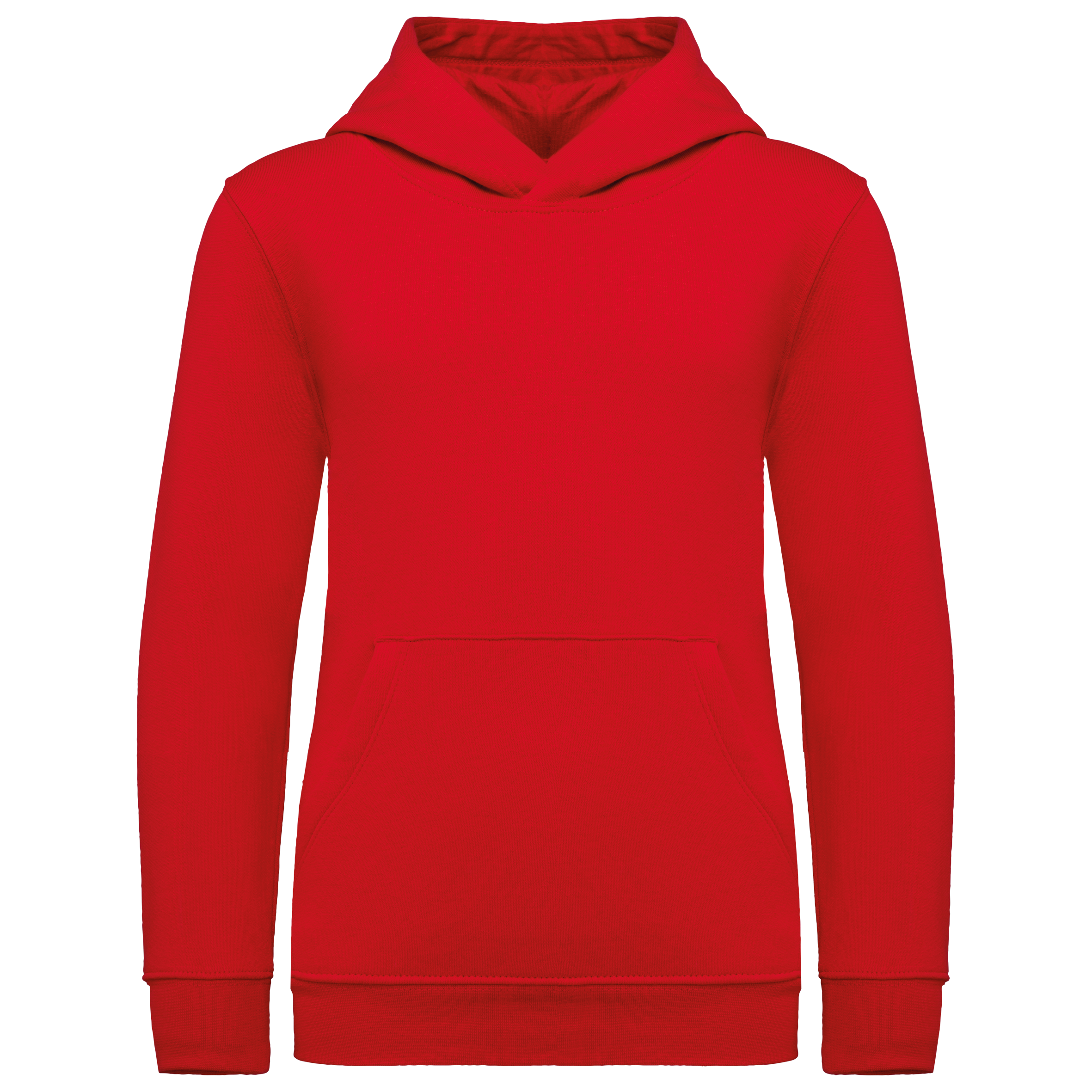 Kariban Kindersweater met capuchon — Red