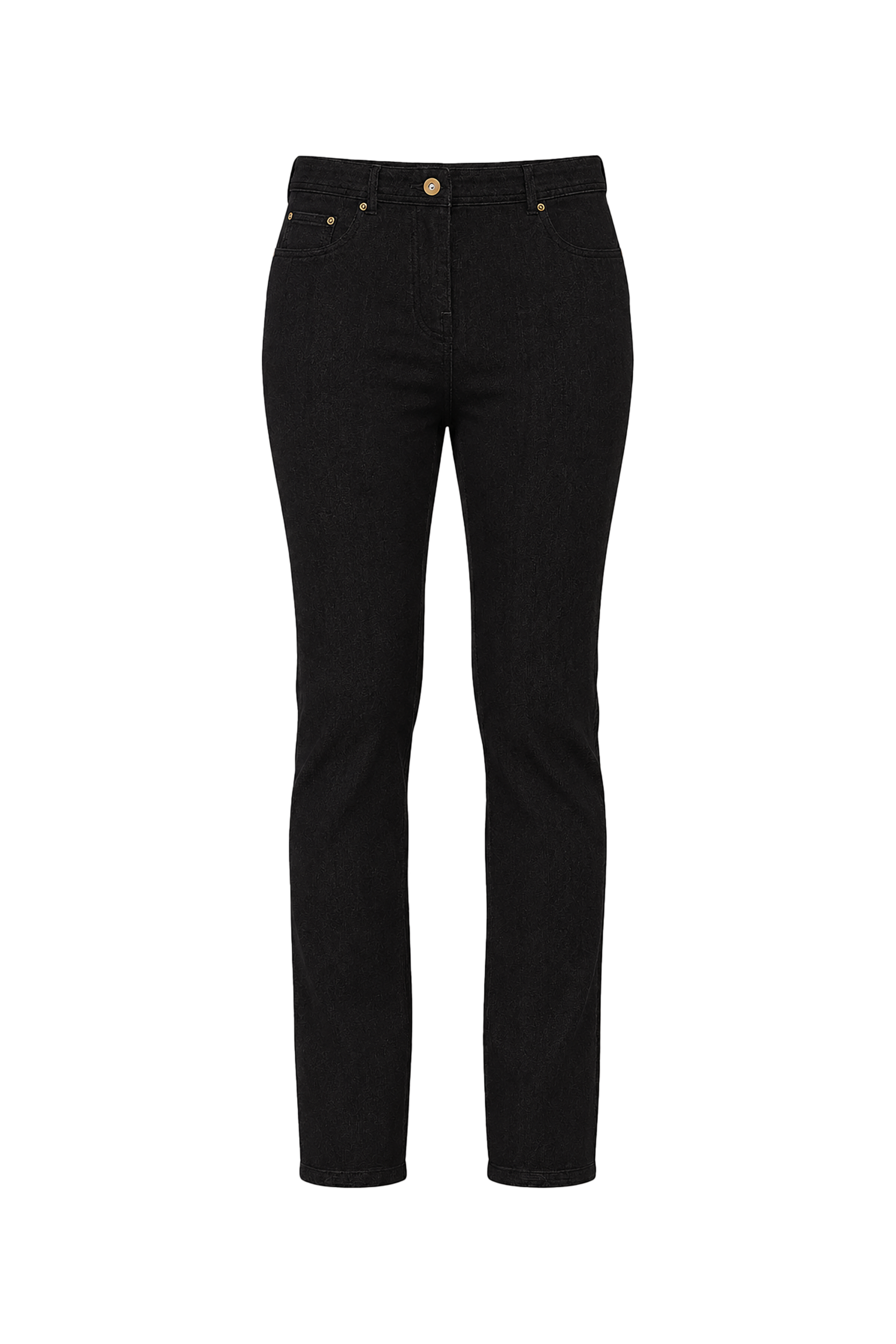 Kariban Basic damesjeans — Black Rinse
